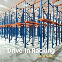 Système de rayonnage à palettes pour le stockage de marchandises en vrac dans les entrepôts industriels
