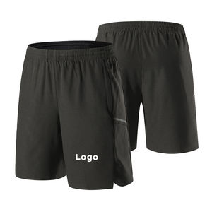 Pantalones cortos 2 en 1 para hombre de alto rendimiento que absorben la humedad para actividades al aire libre con costuras antirozaduras - Product Image 1