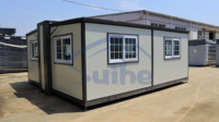 Suihe 20FT Petite maison mobile modulaire préfabriquée en acier Maison extensible