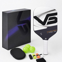 Raquette de pickleball T700 3K en fibre de carbone thermoformée, 16 mm, sans bordure, certifiée USAPA, testée, pour les tournois professionnels, pour la vente en gros