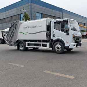 Dongfeng nuevo camión <span class=keywords><strong>compactador</strong></span> de basura diésel 4x2 7 metros cúbicos de capacidad cubierta neumática transmisión <span class=keywords><strong>Manual</strong></span> para construcción - Product Image 2