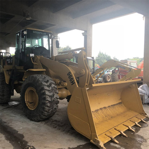 รถตักล้อยาง CAT 966H มือสอง ขนาดใหญ่ สำหรับงานโครงสร้างพื้นฐาน โรงงานผสมคอนกรีต ขนถ่ายทรายและหิน  มีสินค้าในคลังเซี่ยงไฮ้ - Product Image 3