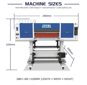 Epson ganda XP600 Printhead A3 ukuran 30CM uvdtf printer transfer sticker roll-to-roll uvdtf mesin cetak