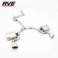 Système d'échappement en acier inoxydable RVE pour Audi A3 A4 B9 S4 B8 B8.5 S5 B9 S3 8v A5 2.0T avec soupapes