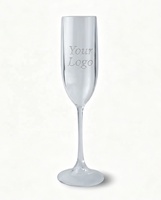 Gobelet à vin en plastique de haute qualité 6 oz, verre à Champagne pour fête