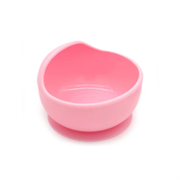 Bol d'alimentation pour bébé en silicone personnalisé sans BPA, anti-déversement, qualité alimentaire, facile à nettoyer, grande ouverture, pour l'apprentissage de la diversification alimentaire des nourrissons et des tout-petits