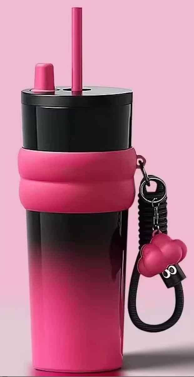 Black to pink-aurora