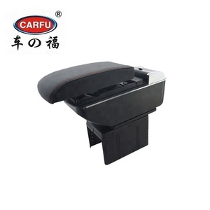 ที่เก็บของข้างเบาะรถยนต์ CARFU หลากหลายแบบ วัสดุพลาสติกและหนัง พร้อมที่วางแก้วน้ำ ลดราคา - Product Image 2