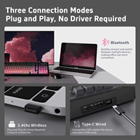 Clavier de jeu mécanique Ajazz AK980 V2 Tri-mode, disposition 98 %, écran TFT Hot Swap, bouton rotatif, touches PBT RGB, joint d'étanchéité pour PC Gamer