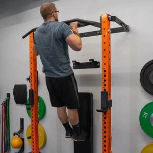 ジムおよび家庭用フィットネス機器用の折りたたみ式ジムウォールラックスクワットラック - Product Image 5
