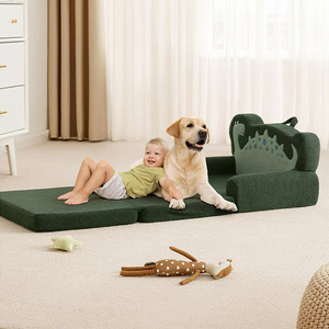 <span class=keywords><strong>Sofa</strong></span> anak kompresi 2 dalam 1 kustom dengan desain dinosaurus lucu kursi balita dapat dilipat nyaman untuk ruang tamu - Product Image 5
