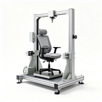 Testeur d'impact pour siège de chaise de bureau, machine de test de résistance aux chocs pour meubles, commande PLC