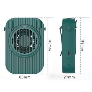 <b>Portable</b> Neck <b>Fan</b> With Digital Display Usb Rechargeable Bladeless For Student Office Travel Use - Product Image 5