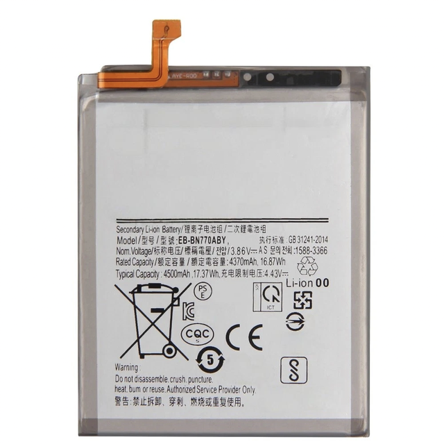 4500mAH Replacement Battery EB-BN770ABY for Samsung Sam Galaxy Note 10 Lite Smartphone Note10 Lite Cell Phone Lithium Batteries