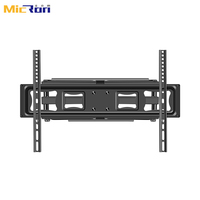 Soporte de Pared para TV Profesional de Pantalla Grande de 42-80 Pulgadas, Capacidad de Carga de 45 kg, Movimiento Completo, VESA 600x400, Brazo Flexible Inclinable y Giratorio de Metal