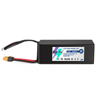 1500mAh 6S 22.8V 100C LiHV LiPo XT90 untuk Drone Balap Cinewhoop FPV 5 Inci dengan Daya Tahan 800 Siklus