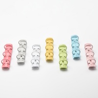 Bunte Kawaii Macaron Metallring Binder Clips Ersatz Kit A8 Mini 3 Binder Ringe Mechanismus für Planer Tagebuch Notizbuch