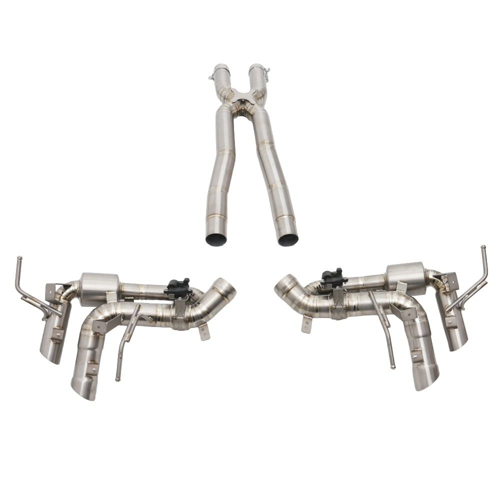 VantaFlow Silver Titanium Catback Exhaust System for Ferrari Purosangue FUV 6.5L V12 2023+ Racing Car Valvetronic Exhaust With Muffler