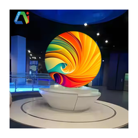 Affichage Sphère LED Intérieur de Haute Qualité P1.5 Mur Vidéo LED de Forme Sphérique avec Affichage Boule Visualisable à 360 Degrés de Haute Définition