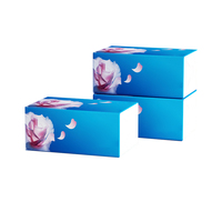 Fournisseur direct d'usine, papier mouchoir facial en gros, jetable, hautement absorbant, biodégradable