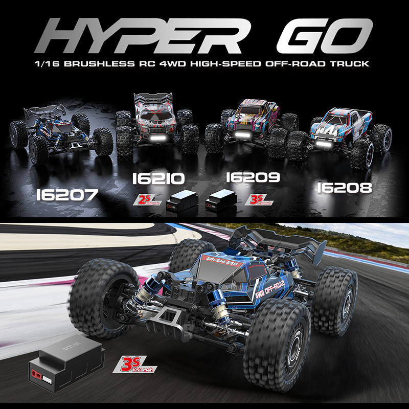 MJX 16207 High-Speed Brushless RC Car 4WD Electric Off-Road Remote