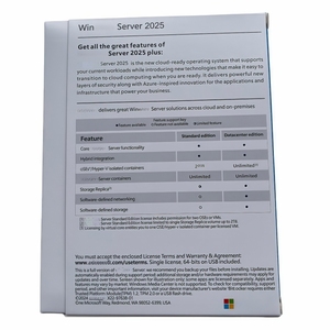 Kartu Kunci Versi Internet USB Win Server 2025 Standard Versi Lengkap Aktivasi Online Garansi 12 Bulan Dukungan 24/7 Stok Tersedia