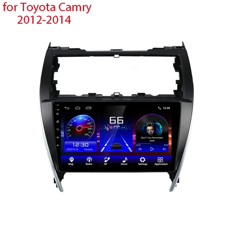 Kedatangan Baru 10 Inci BT Wifi USB Android Auto Android Dashboard Mobil Sistem Musik Pemutar Audio untuk Toyota Camry 2012-2014