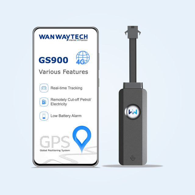Real-time 4G GPS Tracker for Vehicle Motorcycle Car with Built-in Battery Compatible with Android & iOS Apps