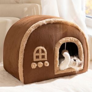Luxury Modern Pet Villa House Nest for <b>Dogs</b> Cats & Rabbits with Plush PP Cotton Filling Anti-Slip Eco-Friendly Design Pet <b>Bed</b> - Product Image 3