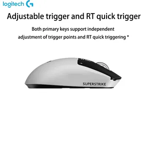 Ratón Inalámbrico para Juegos <span class=keywords><strong>Logitech</strong></span> <span class=keywords><strong>G</strong></span> <span class=keywords><strong>PRO</strong></span> X2 SUPERSTRIKE GPW5, HITS Trigger, 44000DPI, 8000Hz, 65g, Ratón para Esports - Product Image 2
