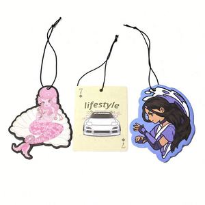 Ambientador personalizado de papel para coche con forma promocional colgante - Product Image 6