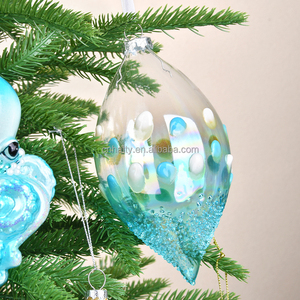 Factory Direct Sales High Quality Handmade Customizable Marine Animal Christmas <b>Glass</b> <b>Ornaments</b> Tree Decor Environment-Friendly - Product Image 2