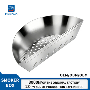 Pinnovo Char-Basket Soportes para <span class=keywords><strong>Briquetas</strong></span> de Carbón de Acero Aluminizado, Cestas para Combustible para Asado Indirecto, Compatibles con Parrillas de Carbón Más Grandes - Product Image 1