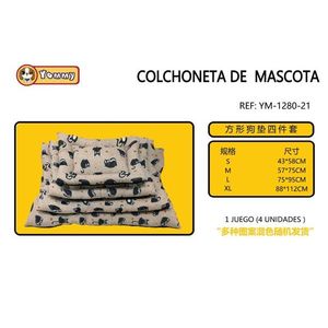 Set di Quattro Cucce per Animali Domestici YM1280 Imbottite in Cotone, Comode e Resistenti per i Tuoi Amati Animali - Product Image 1