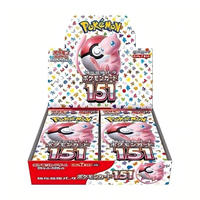 Version japonaise originale scellée Pokémon TCG 151 SV2A Scarlet & Violet Booster Pack PTGG Jeu de société Boos Paper pour les 14 ans et plus