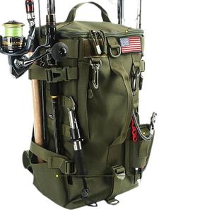 Sac à dos de pêche à grande capacité, porte-canne à pêche, organisation des équipements, sac de transport - Product Image 5