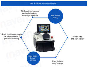 200w大面積溶接デスクトップゴールドシルバー歯科用レーザー溶接機ジュエリー用レーザー溶接機 - Product Image 5