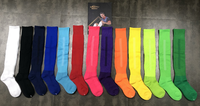 En stock LINGTU Vente en gros Chaussettes de sport athlétiques pour hommes Chaussettes de football fines longues jusqu'au genou pour enfants et jeunes Chaussettes de compression pour le sport et le football