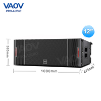 Système de sonorisation avec haut-parleur néodyme de 18 pouces, subwoofer professionnel, système de haut-parleurs en ligne