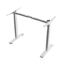 Cadre de bureau moderne convertible et extensible, réglable en hauteur, de luxe, avec moteur unique