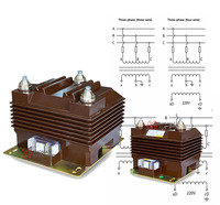 Transformateur de tension extérieur 12 kV JSZV12-10R à résine époxy fusionnée VT pour le choix de projets de commutation en coffret métallique fixe