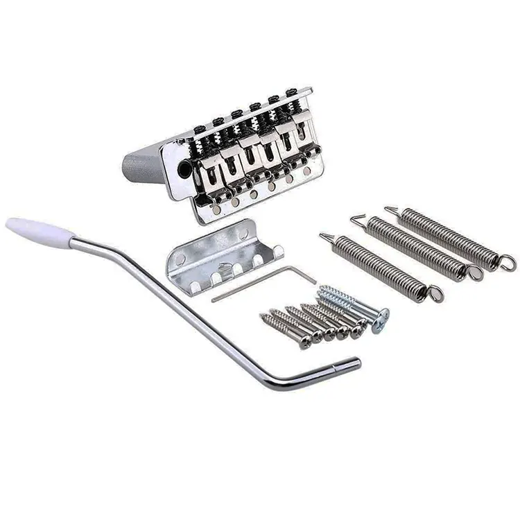 ST Nickel Guitar Tremolo Bridge with Vintage Bent Steel Saddles for ST electric guitar parts china