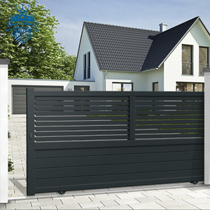 <span class=keywords><strong>Portail</strong></span> <span class=keywords><strong>Coulissant</strong></span> Pliant d'Entrée en Aluminium pour Jardin Avant, <span class=keywords><strong>Portail</strong></span> de Voie d'Accès Électrique Moderne <span class=keywords><strong>Motorisé</strong></span>, <span class=keywords><strong>Prix</strong></span> Compétitif - Product Image 6