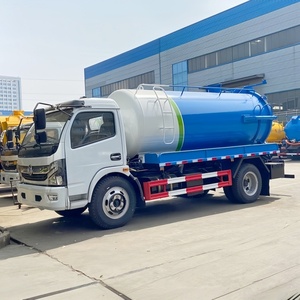 Camion d'aspiration des eaux usées à haute pression Dongfeng 4x2, capacité 6-12 m³, pour le dragage des fosses septiques - Product Image 1
