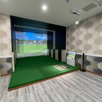 Tapis d'entraînement de golf en nylon pour simulateur de fairway intérieur, 1500x1500mm, 30mm d'épaisseur