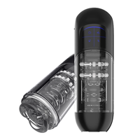 Masseur vibrant étanche corps entier, stimulateur électrique masculin, godet de masturbation automatique à poussée pour hommes, jouets sexuels