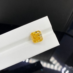 Diamant CVD jaune vif fantaisie, taille radiant, 7,06 carats, VVS2, diamant de laboratoire cultivé - Product Image 2