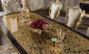 Juego de muebles de comedor tallados a mano reales antiguos de estilo árabe rey clásico para hombres - Product Image 3
