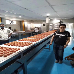 KH-1200 पूरी तरह से स्वचालित नई उच्च क्षमता वाले अंडे के दूध का आटा केक उत्पादन मशीन इलेक्ट्रिक कप मफिन स्पंज - Product Image 2