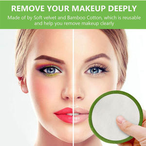 Meilleures ventes Hot Seller Ensemble de tampons démaquillants doux et réutilisables en <span class=keywords><strong>coton</strong></span> pour les yeux - Product Image 5
